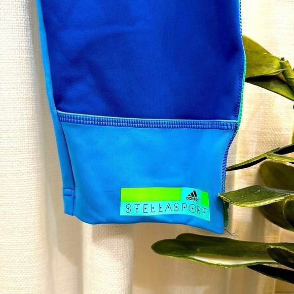 Women’s Adidas by Stella McCartney Polyester & Spandex Capri Full Zip Leggings - Picture 4 of 8